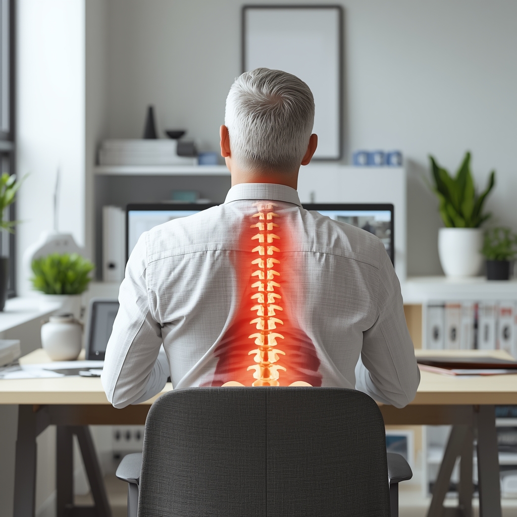 How Can Chiropractic Adjustments Improve Posture and Reduce Upper Back Pain in Individuals with Sedentary Office Jobs?
