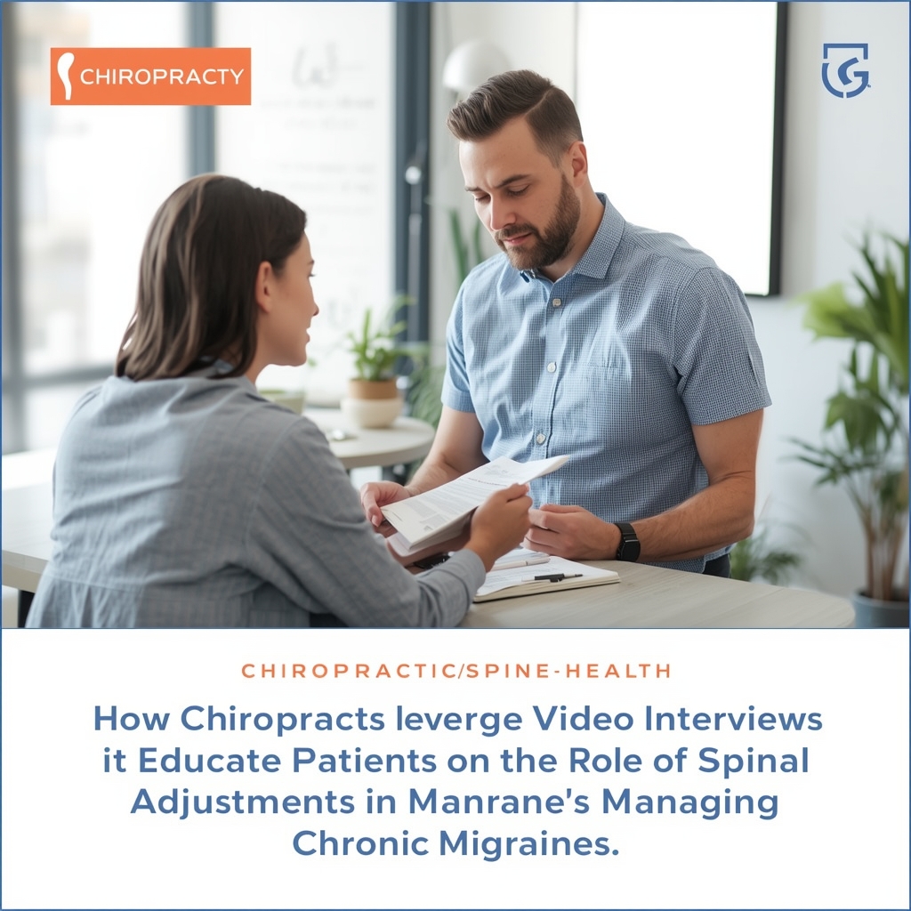 How Chiropractors Leverage Video Interviews to Educate Patients on the Role of Spinal Adjustments in Managing Chronic Migraines