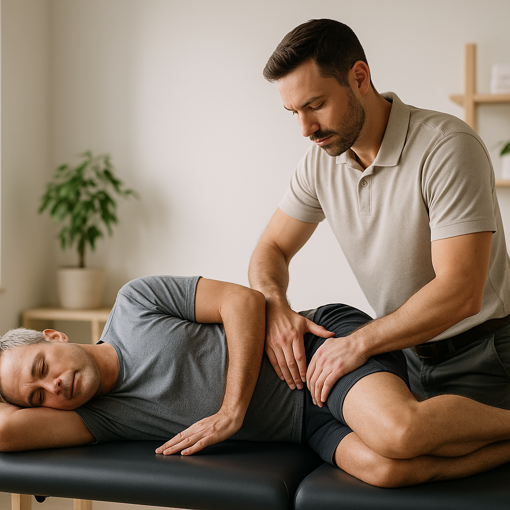 What is the chiropractic treatment for hip pain?