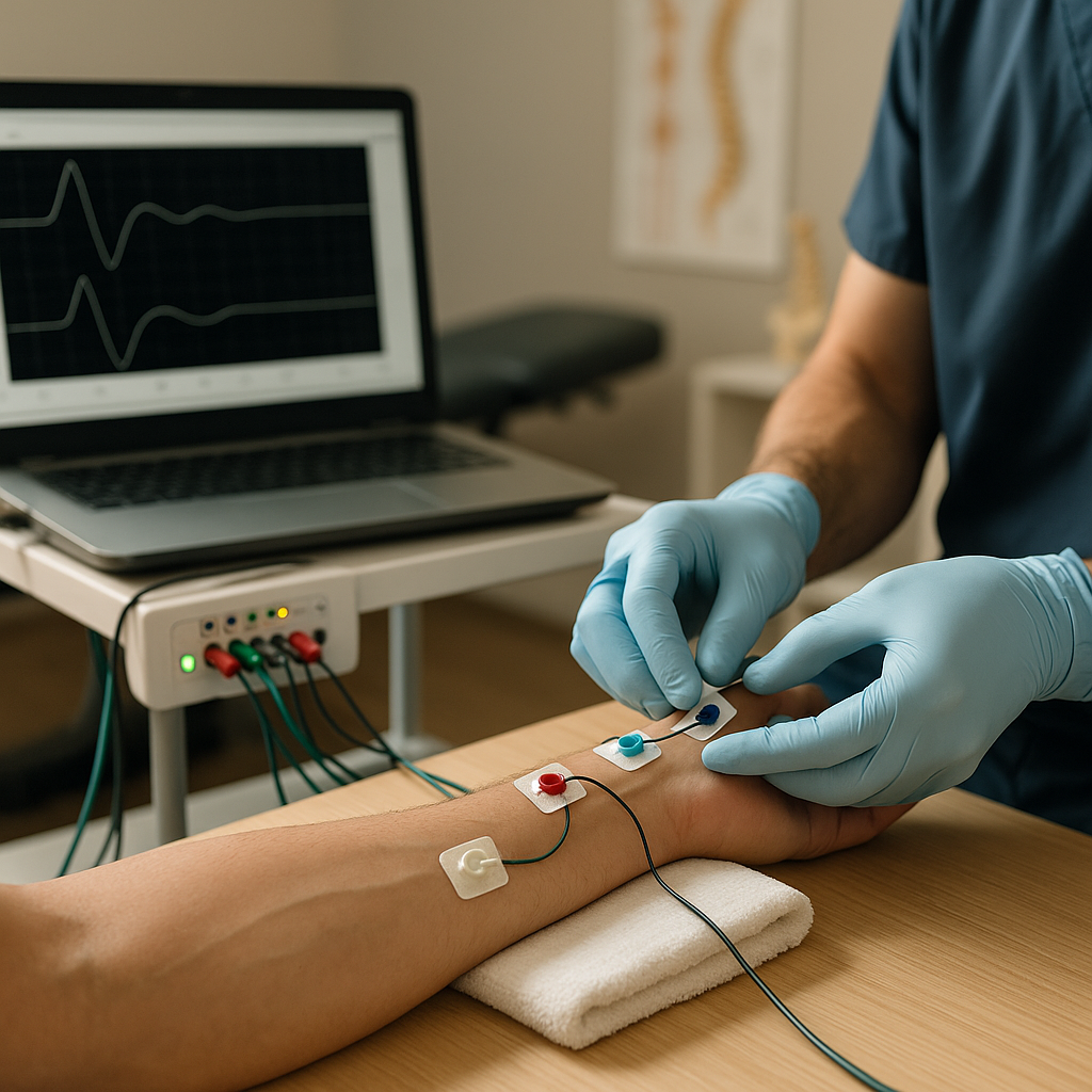 What is nerve conduction testing in chiropractic?